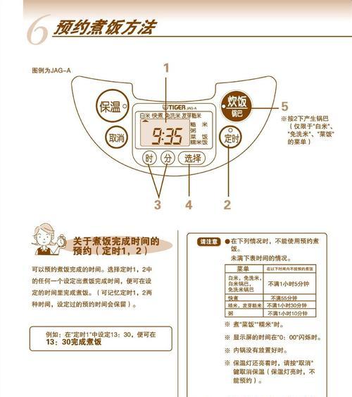 解决虎牌电饭煲故障的方法（关于虎牌电饭煲故障和修复的综合指南）  第1张