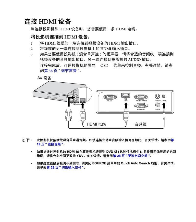 解决投影仪倾斜问题的有效方法（调整投影仪角度）  第1张